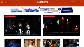What Diariohuarpe.com website looked like in 2023 (1 year ago)