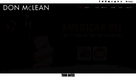 What Donmclean.com website looked like in 2023 (1 year ago)