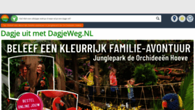 What Dagjeweg.nl website looked like in 2023 (1 year ago)