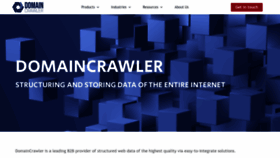 What Domaincrawler.com website looked like in 2023 (1 year ago)