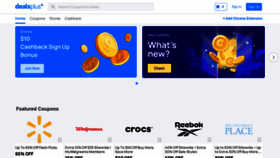 What Dealsplus.com website looked like in 2023 (1 year ago)