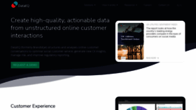 What Dataeq.com website looked like in 2023 (1 year ago)
