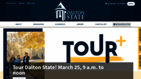 What Daltonstate.edu website looked like in 2023 (1 year ago)