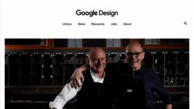 What Design.google website looked like in 2023 (1 year ago)