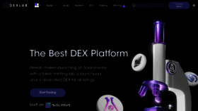 What Dexlab.space website looked like in 2023 (1 year ago)