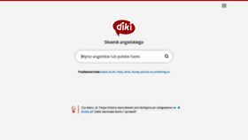 What Diki.pl website looked like in 2023 (1 year ago)