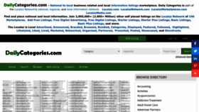 What Dailycategories.com website looked like in 2023 (2 years ago)