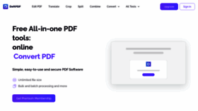 What Deftpdf.com website looked like in 2023 (1 year ago)