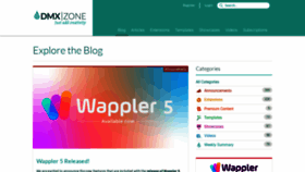 What Dmxzone.com website looked like in 2023 (2 years ago)