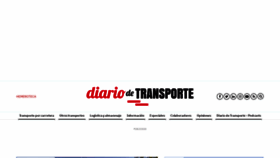 What Diariodetransporte.com website looked like in 2023 (1 year ago)