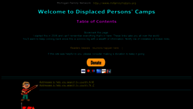 What Dpcamps.org website looked like in 2023 (1 year ago)