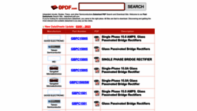 What Datasheet-pdf.com website looked like in 2023 (1 year ago)