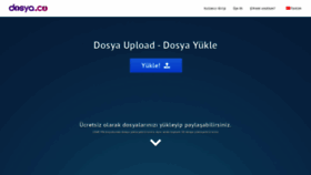 What Dosya.co website looked like in 2023 (1 year ago)