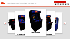 What Dreamarcades.com website looked like in 2023 (1 year ago)