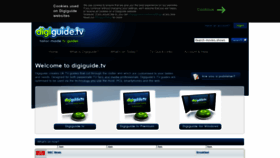 What Digiguide.com website looked like in 2023 (1 year ago)