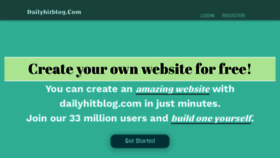 What Dailyhitblog.com website looked like in 2023 (1 year ago)