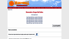 What Dragonball.sullca.com website looked like in 2023 (1 year ago)