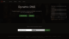 What Dyndns.com website looked like in 2023 (1 year ago)