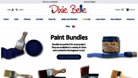 What Dixiebellepaint.com website looked like in 2023 (1 year ago)