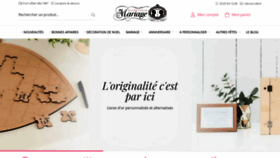 What Decorationsdemariage.fr website looked like in 2023 (1 year ago)
