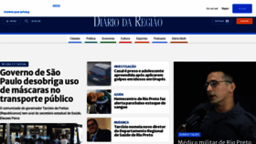 What Diariodaregiao.com.br website looked like in 2023 (1 year ago)