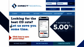 What Direct.com website looked like in 2023 (1 year ago)