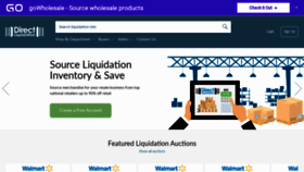 What Directliquidation.com website looked like in 2023 (1 year ago)