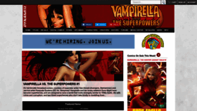 What Dynamiteentertainment.com website looked like in 2023 (1 year ago)
