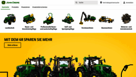 What Deere.de website looked like in 2023 (2 years ago)