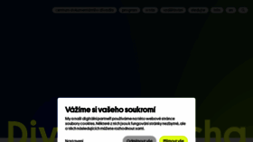 What Divadloarcha.cz website looked like in 2023 (1 year ago)