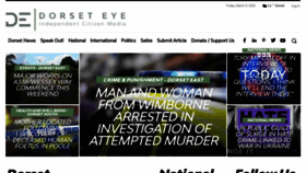 What Dorseteye.com website looked like in 2023 (1 year ago)