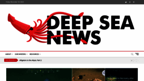 What Deepseanews.com website looked like in 2023 (1 year ago)
