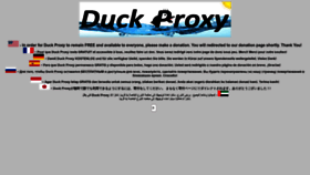 What Duckproxy.com website looked like in 2023 (1 year ago)
