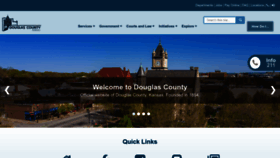 What Douglascountyks.org website looked like in 2023 (1 year ago)