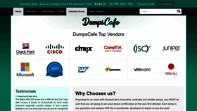 What Dumpscafe.com website looked like in 2023 (1 year ago)