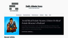 What Dailyatlantanews.com website looked like in 2023 (1 year ago)