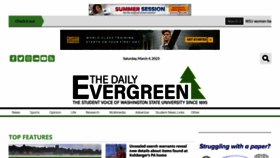 What Dailyevergreen.com website looked like in 2023 (1 year ago)