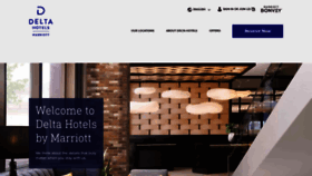 What Deltahotels.com website looked like in 2023 (1 year ago)