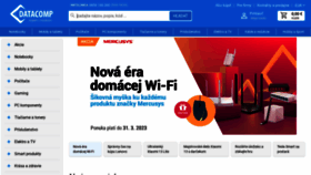 What Datacomp.sk website looked like in 2023 (1 year ago)