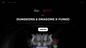 What Droppp.io website looked like in 2023 (1 year ago)