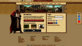 What Die-staemme.de website looked like in 2023 (1 year ago)