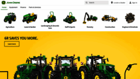 What Deere.co.uk website looked like in 2023 (1 year ago)