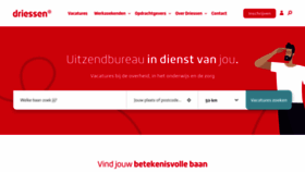 What Driessen.nl website looked like in 2023 (1 year ago)