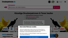 What Druckerpatronen.de website looked like in 2023 (1 year ago)