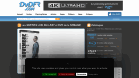 What Dvdfr.com website looked like in 2023 (1 year ago)