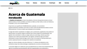 What Deguate.com website looked like in 2023 (1 year ago)