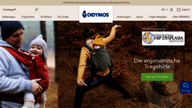 What Didymos.de website looked like in 2023 (1 year ago)
