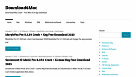 What Download4mac.com website looked like in 2023 (1 year ago)
