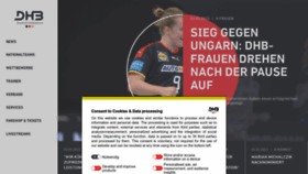 What Dhb.de website looked like in 2023 (1 year ago)