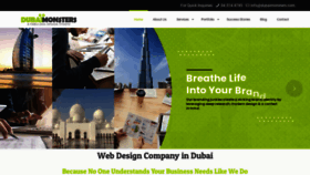 What Dubaimonsters.com website looked like in 2023 (1 year ago)